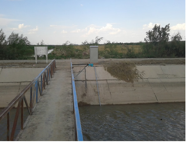 明渠流量計安裝現場